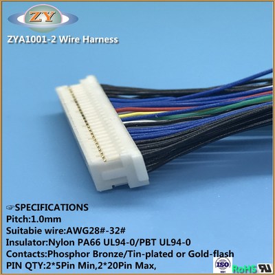1.0 Pitch Double Row Wire Harness